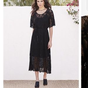 Johnny was SAWYER LACE MIDI DRESS